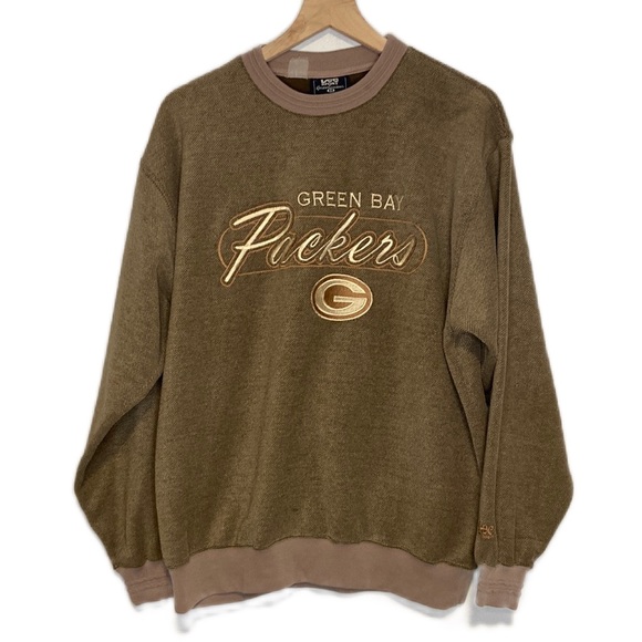 Lee Sport Tops - Vintage Lee Green Bay Packers Medium Embroidered Crewneck Pullover Sweatshirt